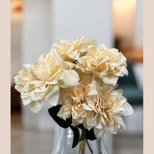 Bouquet dhalia beige