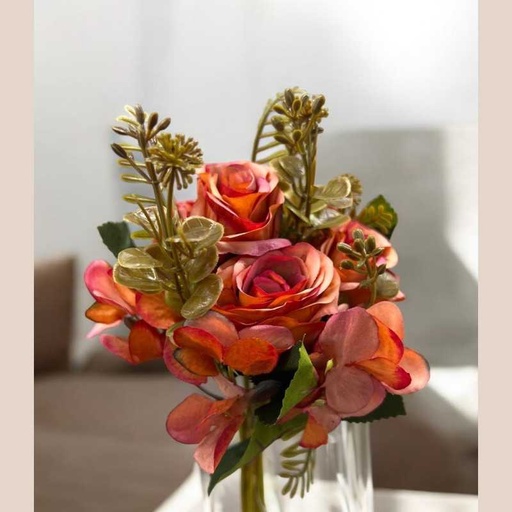Bouquet rose orange