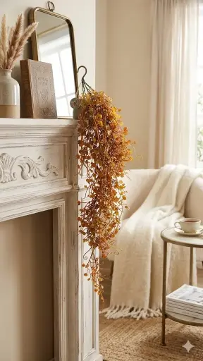 Plante pendant coul vert 