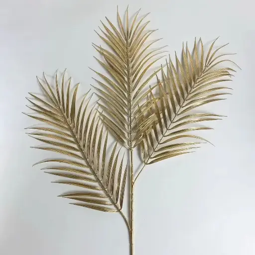 Feuille palmiste dore