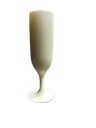 Flutes champagne plastique 180ml ivoire
