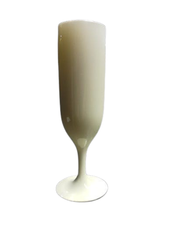 Flutes champagne plastique 180ml ivoire
