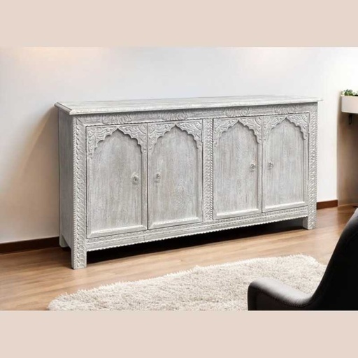 Buffet  "devara" blanc lavé 