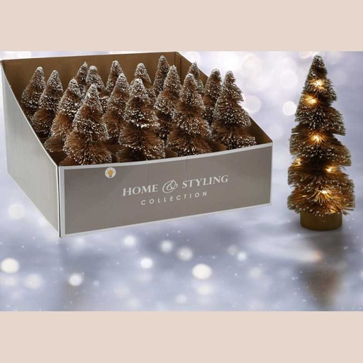 Sapin lumineux 20cm 12 led