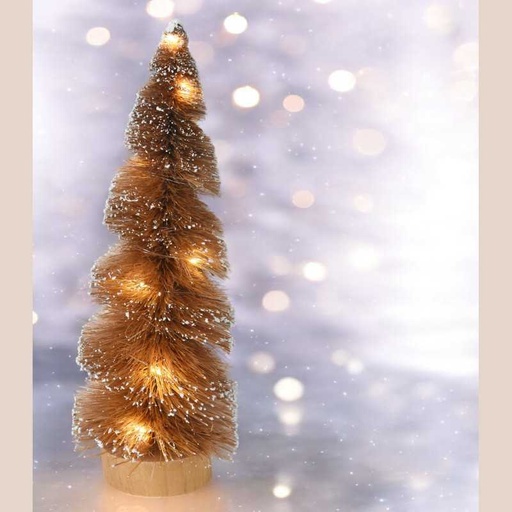 Sapin lumineux 30cm 15 led