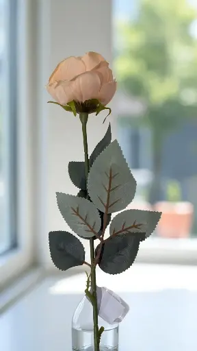 Tige roses-creme