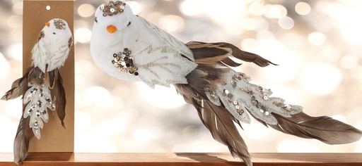 Oiseau sur pince 23cm