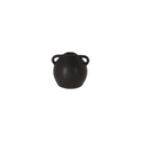 Bougeoir céramique 7,8cm noir