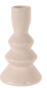 Bougeoir h13,2cm beige