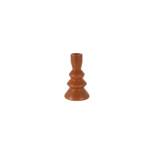 Bougeoir h13,2cm marron