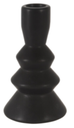 Bougeoir h13,2cm noir