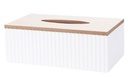Boite mouchoir blanc