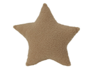 Coussin etoile teddy marron