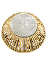 Pouf rotin 25x46x35 cm