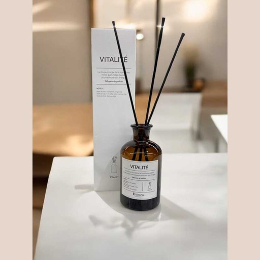 Diffuseur 250ml moderne apothicaire parfum vitalite