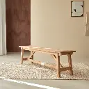Banc teak 120x25x45cm