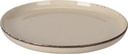 Assiette porc 19x2.5cm beige