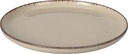 Assiette porc 24x2.5cm beige
