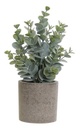 Plante résine en pot 11x11x24 cm - b