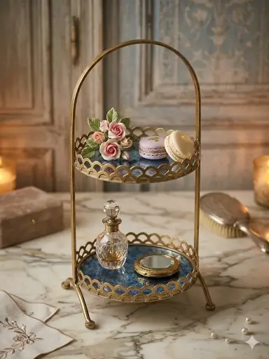 Desserte simple miroir "follium" 