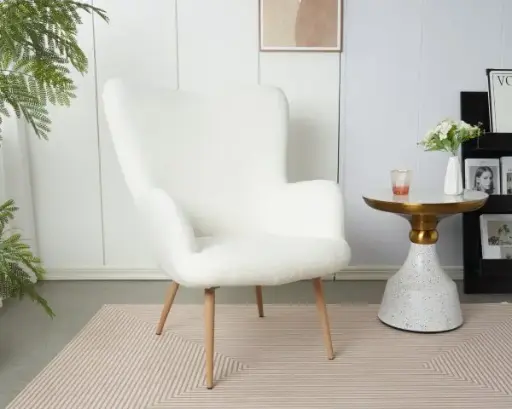 Fauteuil Georgie blanc