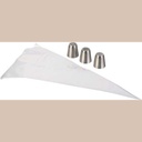 Set de 3 douilles noel avec poche a douille m24