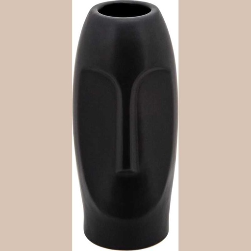 Vase céramique 14x12x34 - gris