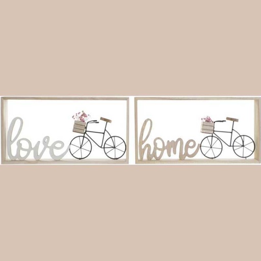 Decoration mdf 38x4,5x20 love home 2 mod.