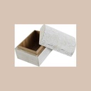 Boite a bijoux mangue aluminium petit modèle