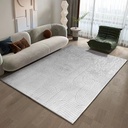 Tapis ivoire gris