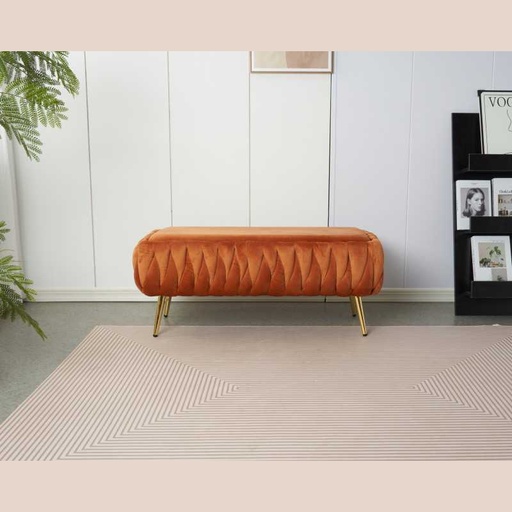 Pouf lemia orange dc
