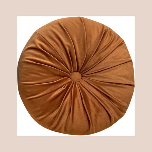 Coussin fiora marron