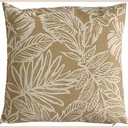 Coussin feuilles de palmier 45x45cm