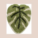 Coussin monstera vert 35x40cm