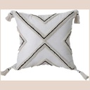 Coussin abstract lines beige 45x45cm