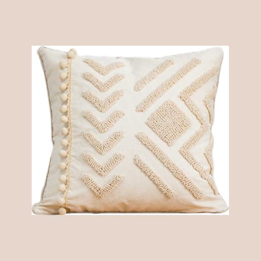 Coussin mila naturel 45*45