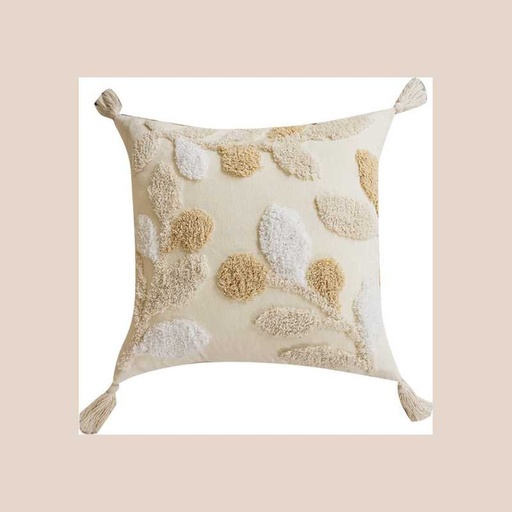 Coussin cora beige