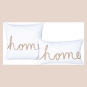 Coussin love naturel/jute