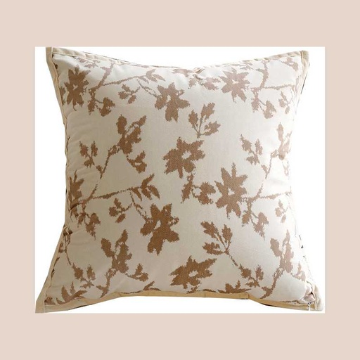 Coussin greta marron