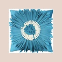 Coussin floa bleu