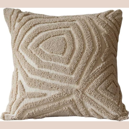 Coussin modern abstracts beige 45x45cm