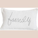 Coussin family line 30x50cm