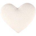 Coussin rosa cœur blanc - 40*47*75cm