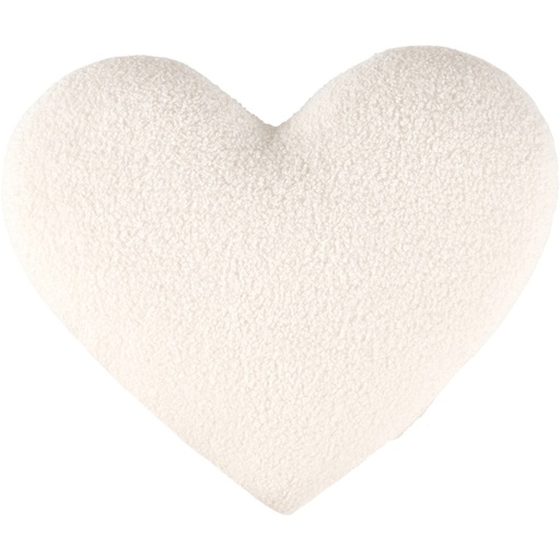 Coussin rosa cœur blanc - 40*47*75cm