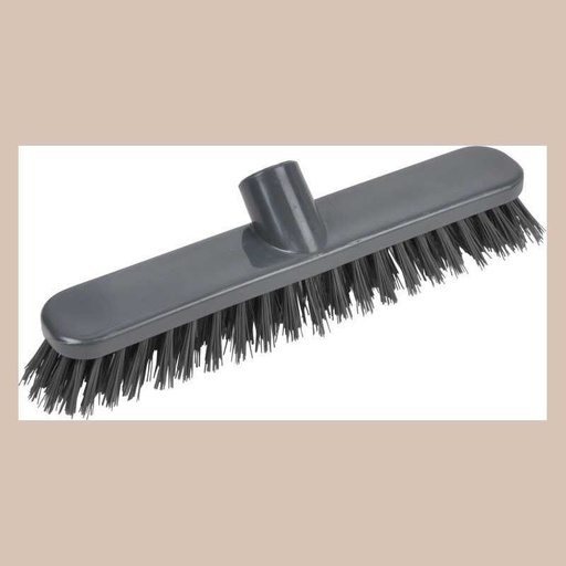 Tete de balai frottoir plastique 27cm anthracite