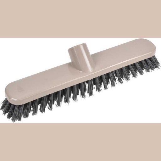 Tete de balai frottoir plastique 27cm taupe