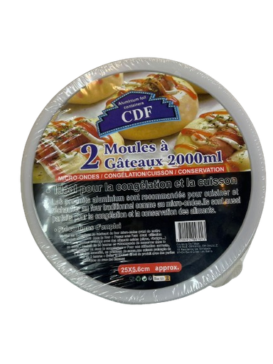 Moules gâteaux et couvercle  x 2