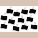 Mini-ardoise pailletee sur pince (x 6)