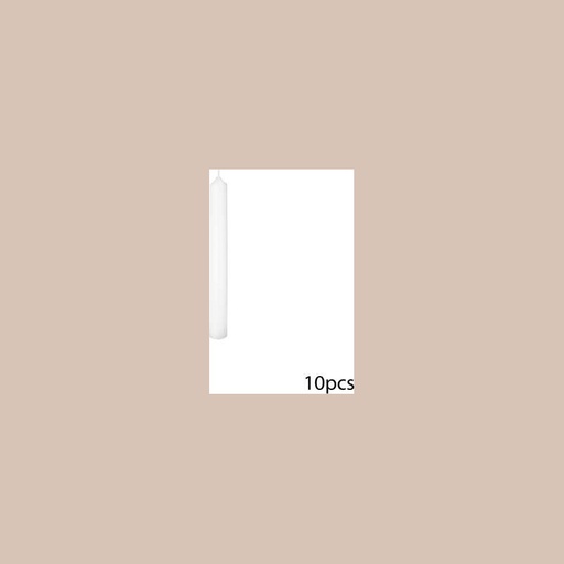 Bougie btn many blanc 25x10