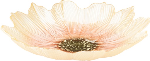 Bol en verre 30cm design flora